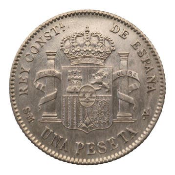Spanje. 1 Peseta Alfonso XIII 1903 Madrid