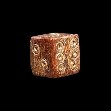 Oud-Romeins, Keizerrijk Been dobbelsteen - Ancient Roman