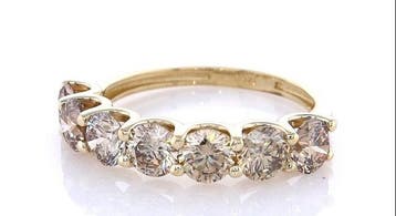 Zonder minimumprijs - Ring - 14 karaat Geel goud - 2.23ct.