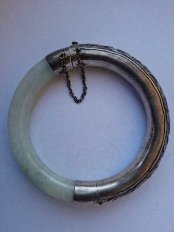 armband - Zilver, Jade - China/Straits-regio - Begin 20e