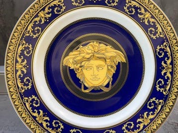 Vide-poche - Rosenthal - Versace - Médusa Blue, Antiek en Kunst