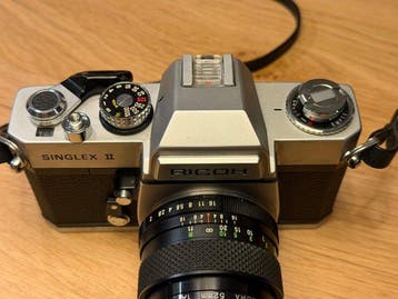 Ricoh Singlex II + Auto Rikenon 2.8/50mm + acc. | Analoge, Nieuw