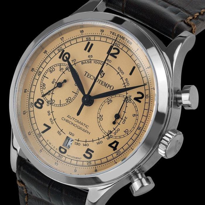 Tecnotempo - Automatic Chronograph - TelemetriX - Swiss, Handtassen en Accessoires, Horloges | Heren