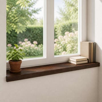 vidaXL Raamprofielen 2 st Donkerbruin 90 x 30 x 2 cm, Verzenden, Nieuw