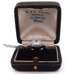 Sans prix de réserve - Bague de cocktail Platine - 1.25ct.