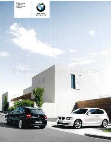 2008 BMW 1 SERIE BROCHURE NEDERLANDS, Nieuw
