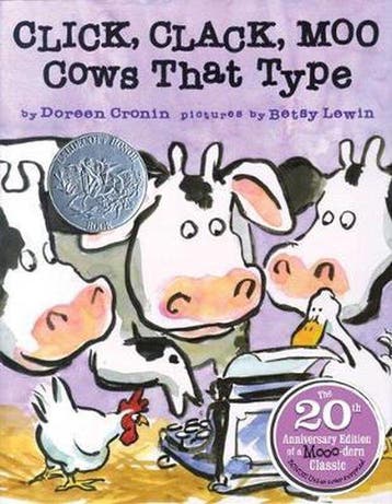 Click, Clack, Moo Cows That Type Click Clack Book, Verzenden, Zo goed als nieuw, Doreen Cronin