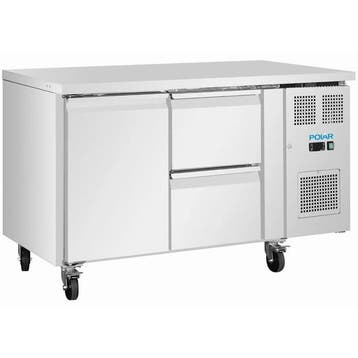 Koelwerkbank | U-SERIE | 314L (2/1 GN) | 1 Deur + 2 Laden |, Verzenden, Nieuw in verpakking