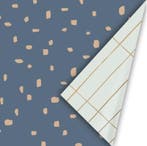 3M Dots blauw / Slim Tiles (Cadeaupapier 3M, Inpakpapier), Ophalen of Verzenden