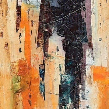 MURSIC - NUIT CANICULE, Antiquités & Art, Art | Peinture | Moderne