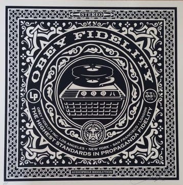 Shepard Fairey (OBEY) (1970) - Audiophile (artist proof)