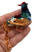 Fluweelzachte en minutieuze miniatuursculptuur Uccello