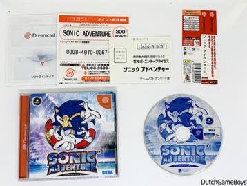 Sega Dreamcast - Sonic Adventure + Spine & Reg. Card - Japan, Games en Spelcomputers, Verzenden, Gebruikt