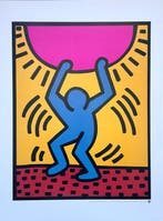 Keith Haring - International Youth Year - Offset lithography