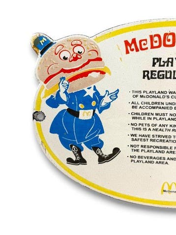 Mc Donald’s - Plaque émaillée - Émail