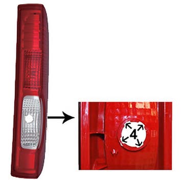 Opel Vivaro 2006-2009 Achterlicht Rechts (Achterlampen), Auto-onderdelen, Verzenden, Nieuw