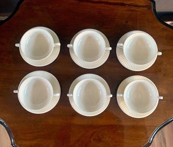 Wedgwood - Eetservies (6) - Queens Ware - Soepkommen met