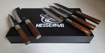 Messerhai - Sashimi - Couteau de cuisine - ensemble de
