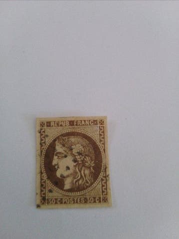 France 1870/1870 - Lot timbres France Cérès de Bordeaux du, Gestempeld