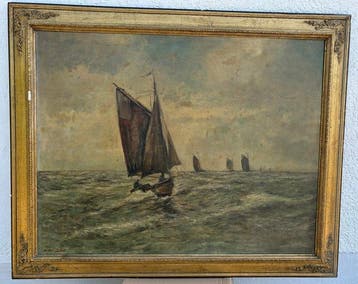 Duitse school (XX) - Segelboote (XL-format)