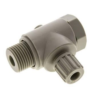 8x6mm & G1/2'' Pp L-Vorm Knelfitting Buitendraad Banjo Bout, Verzenden, Nieuw