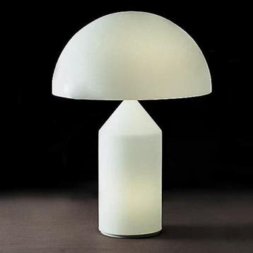 Oluce Atollo 35 Tafellamp – Glas, Huis en Inrichting, Lampen | Tafellampen, Verzenden, Nieuw