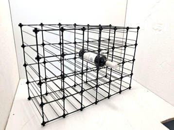 Wijnrek - Metaal - Modulair wijnrek 28, Antiek en Kunst