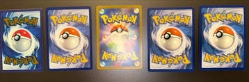 Pokémon - 5 Card - Mew, Erika Foil, Full art, Alternate art, Hobby en Vrije tijd, Nieuw