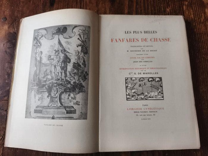 M. Boursier de la Roche; Jean des Airelles; Cte G. de, Antiek en Kunst, Antiek | Boeken en Manuscripten