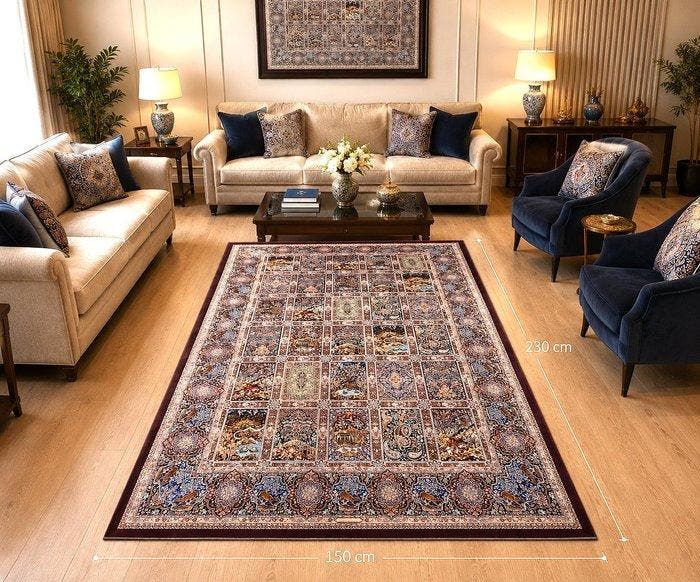 Zijden Kheshti (Keshan) Tapijt - Handafwerking - Hoge, Maison & Meubles, Ameublement | Tapis & Moquettes