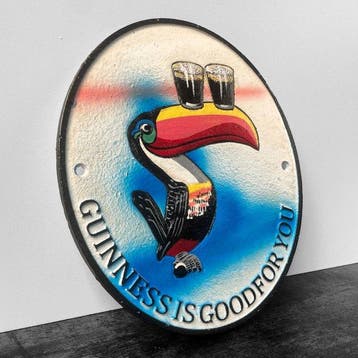Guinness - Reclamebord - Metaal