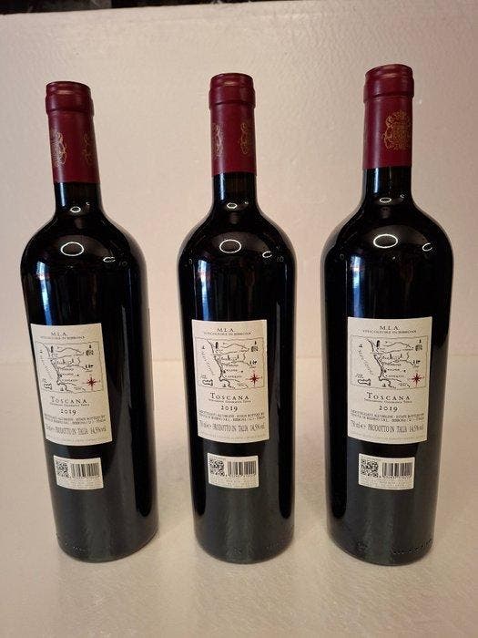 2019 Lodovico - Toscane - 3 Fles (0,75 liter), Verzamelen, Wijnen