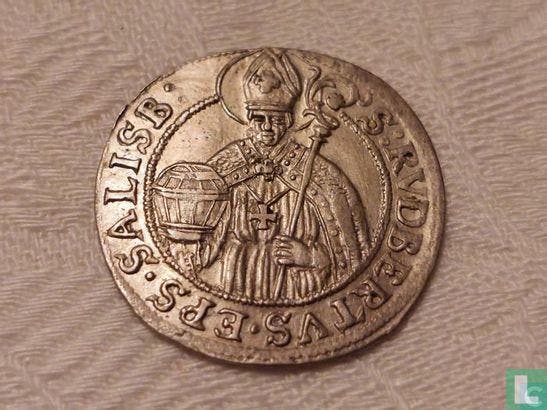 Salzburg 3 kreuzer 1681, Postzegels en Munten, Munten | Europa | Niet-Euromunten, Losse munt, Zilver, Overige landen, Verzenden