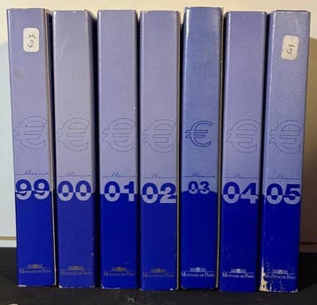 Frankrijk. Proof Set 1999/2005 (7 sets) (Zonder