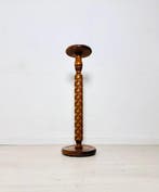 Support - Support de plante sur piédestal en bois sculpté -