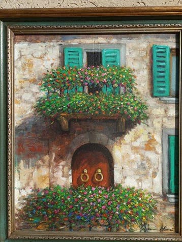 Gianni Mori (XX) - Balcone Fiorito