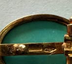 Oorbellen - 18 karaat Geel goud Turquoise, Nieuw