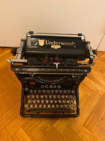 Underwood 6 - Machine à écrire - 1920-1930, Antiek en Kunst