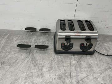 Grille-pain GGG en acier inoxydable Grille-pain 4 tranches, Verzenden