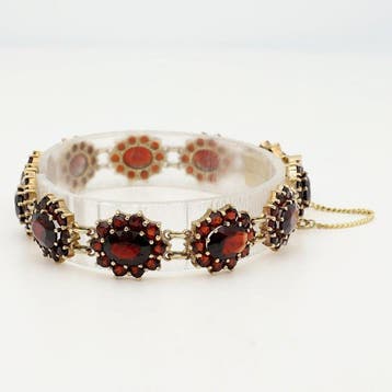 Bracelet - 8 carats Or jaune Grenat, Bijoux, Sacs & Beauté