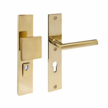 SKG3 veiligheidsbeslag knop/klink Jura messing PVD PC 72m..., Ophalen of Verzenden, Nieuw, Klink of Kruk