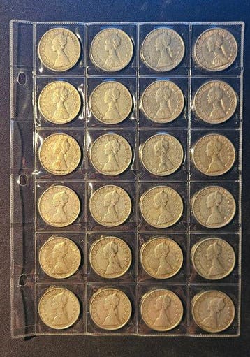 Italië, Republiek 500 Lire argento (24 monete)