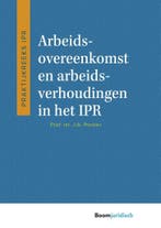 Arbeidsovereenkomst en arbeidsverhoudingen in het IPR /, Boeken, Verzenden, Zo goed als nieuw, J.A. Pontier
