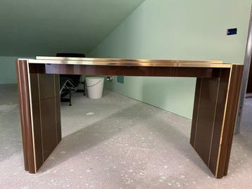 Alain Delon - Console - Bois, Verre - Console dAlain Delon,