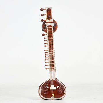 Unbranded - Traditional Indian Double-Tumba Sitar with