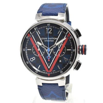 Louis Vuitton - Tambour Damier Cobalt V - QA163 - Homme -
