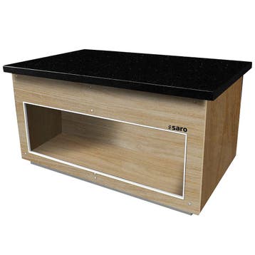 Neutraal Buffetmeubel | PREMIUM LINE | Houtlook/Graniet |, Verzenden, Nieuw in verpakking