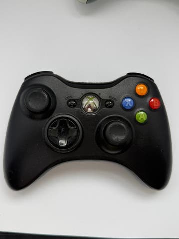 Xbox 360 Draadloze Controller – Origineel Zwart, Games en Spelcomputers, Verzenden, Gebruikt