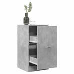 vidaXL Apothekerskast 40x41x77,5 cm bewerkt hout betongrijs, Verzenden, Nieuw