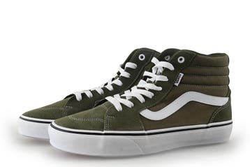 Vans Hoge sneakers in maat 42 Groen, Kleding | Heren, Schoenen, Overige kleuren, Verzenden, Zo goed als nieuw, Sneakers
